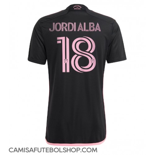 Camisa de time de futebol Inter Miami Jordi Alba #18 Replicas 2º Equipamento 2023-24 Manga Curta